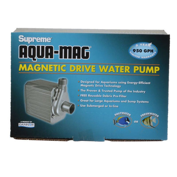 Supreme Aqua-Mag Magnetic Drive Water Pump Aqua-Mag 9.5 Pump (950 GPH)