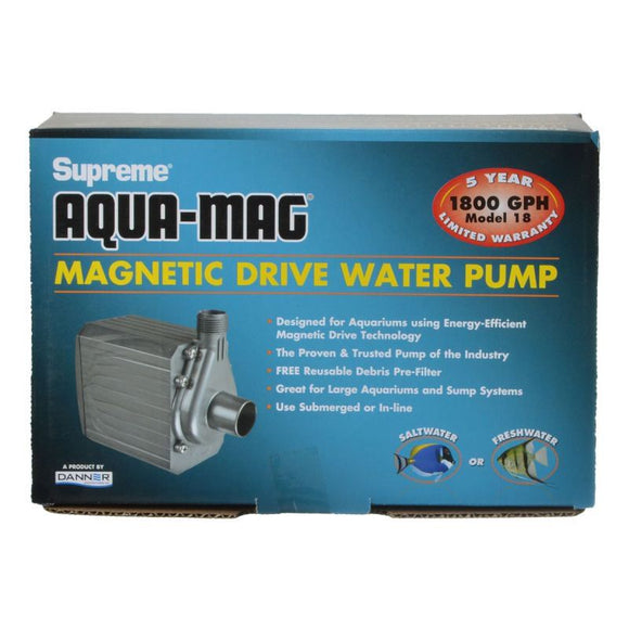 Supreme Aqua-Mag Magnetic Drive Water Pump Aqua-Mag 18 Pump (1;800 GPH)