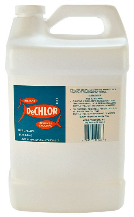 Weco Instant De-Chlor Water Conditioner 1 Gallon