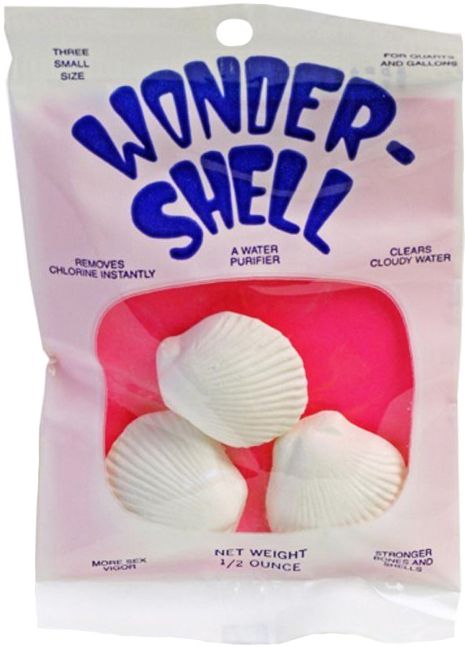 [Pack of 4] - Weco Wonder Shell De-Chlorinator Small - For Bowls up to 1 Gallon (3 Pack)