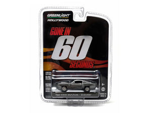 PACK OF 2 - "1967 Ford Mustang Custom Eleanor"" ""Gone in 60 Sixty Seconds"" (2000) Movie 1/64 Diecast Car Model by Greenlight"""