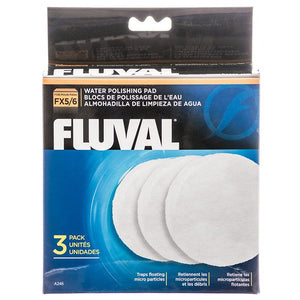 [Pack of 3] - Fluval Fine FX5/6 Water Polishing Pad 3 Pack