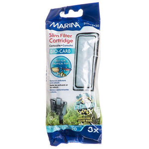 [Pack of 4] - Marina Bio-Clear Slim Power Filter Cartridge 3 Pack