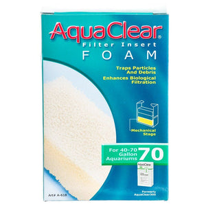 [Pack of 4] - Aquaclear Filter Insert Foam For Aquaclear 70 Power Filter
