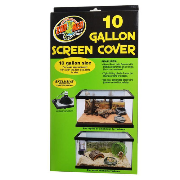 [Pack of 2] - Zoo Med Animal Habitat 10 Gallon Screen Cover 1 count