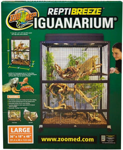 Zoo Med ReptiBreeze IguanArium Habitat Large - 36"L x 18"W x 48"H