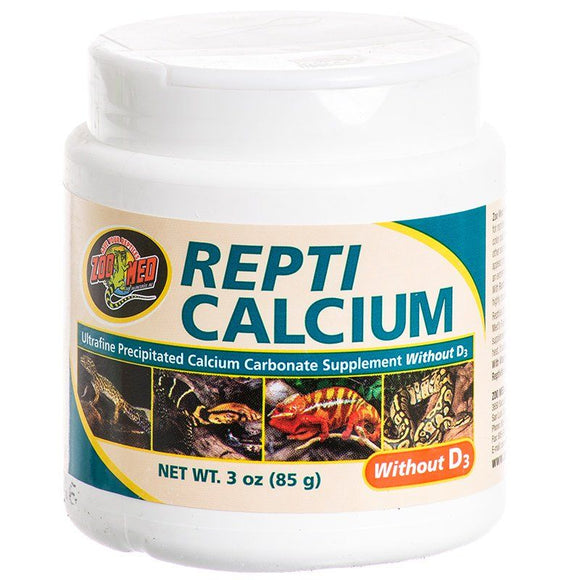 [Pack of 4] - Zoo Med Repti Calcium Without D3 3 oz