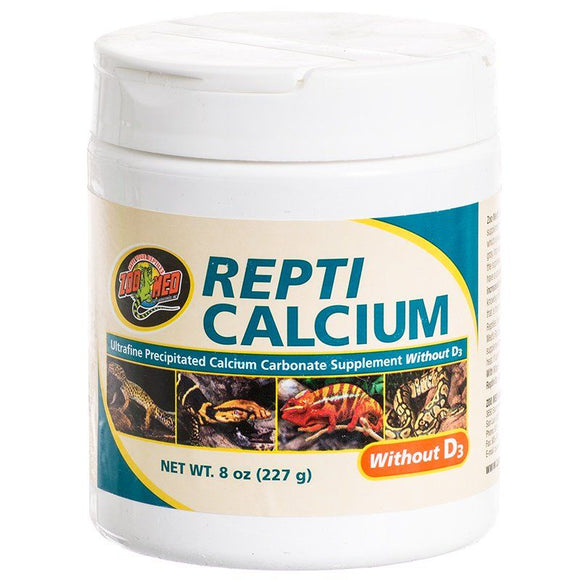 [Pack of 4] - Zoo Med Repti Calcium Without D3 8 oz