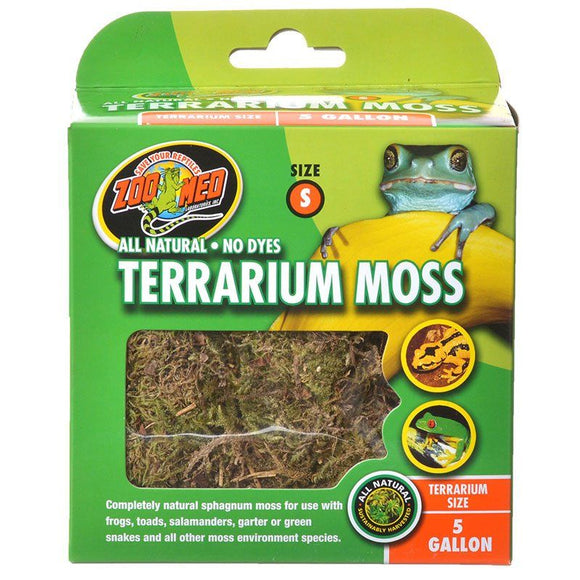 [Pack of 4] - Zoo Med All Natural Terrarium Moss 5 Gallons