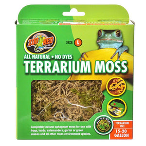 [Pack of 4] - Zoo Med All Natural Terrarium Moss 15 - 20 Gallons