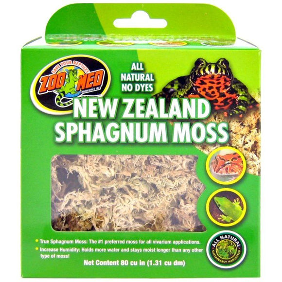 [Pack of 4] - Zoo Med New Zeland Sphangnum Moss 80 Cubic Inches
