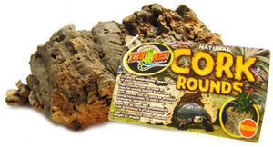 [Pack of 3] - Zoo Med Natural Cork Rounds Medium (5"-8" Long)