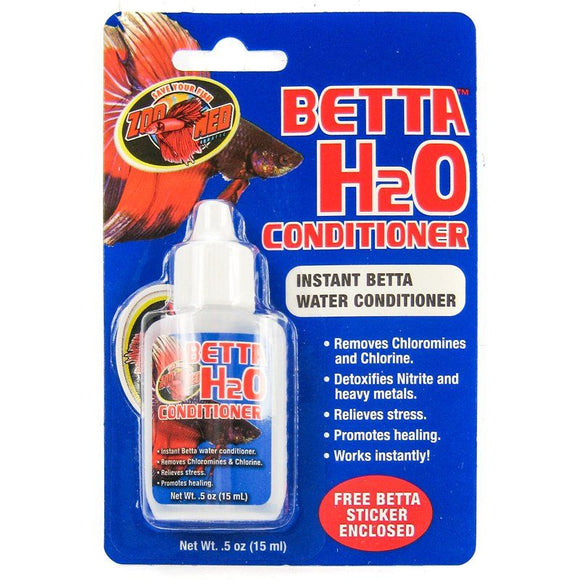 [Pack of 4] - Zoo Med Aquatic Betta H2O Water Conditioner .5 oz