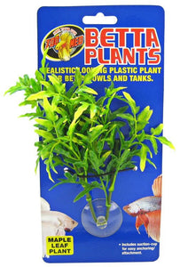 [Pack of 4] - Zoo Med Aquatic Betta Plants - Maple Leaf Plant Maple Leaf Betta Plant
