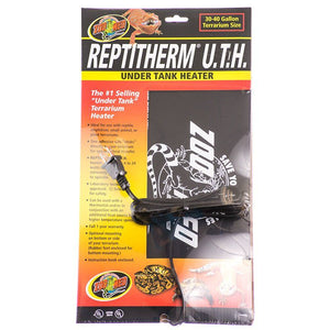 [Pack of 2] - Zoo Med Repti Therm Under Tank Reptile Heater 16 Watts - 12" Long x 8" Wide (30-40 Gallons)