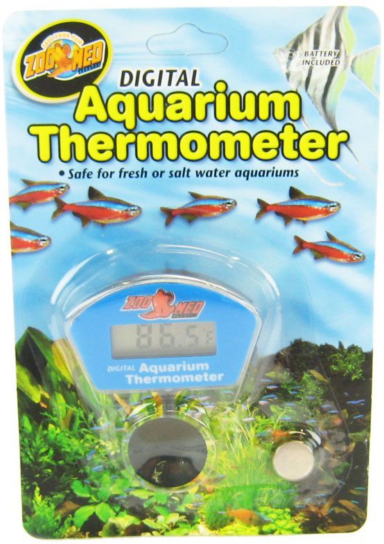 [Pack of 4] - Zoo Med Digital Aquarium Thermometer Digital Aquarium Thermometer