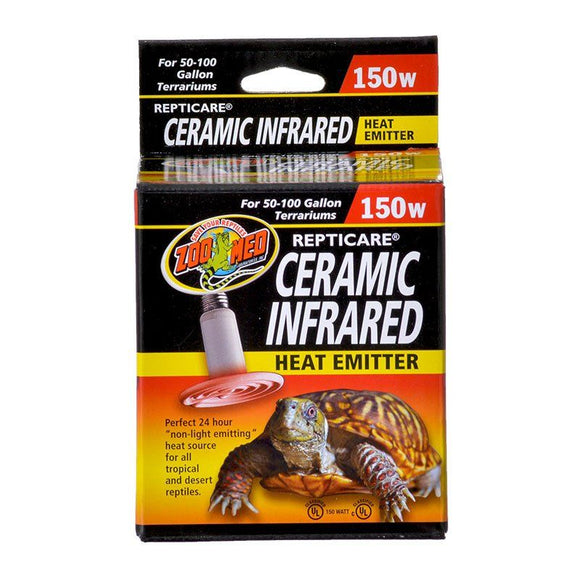 [Pack of 2] - Zoo Med ReptiCare Ceramic Infrared Heat Emitter 150 Watts