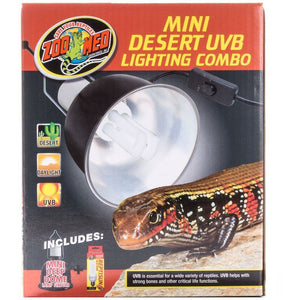 [Pack of 2] - Zoo Med Mini Desert UVB Lighting Combo Lighting Combo Pack