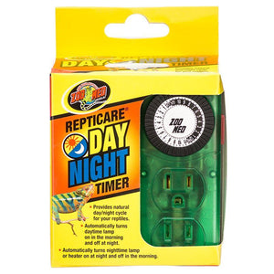 [Pack of 2] - Zoo Med ReptiCare Day & Night Timer Timer with 2 Sockets
