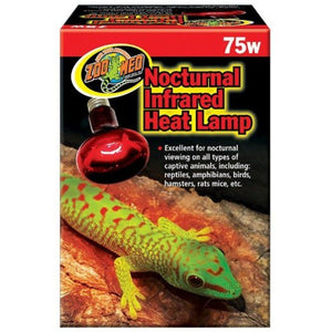 [Pack of 3] - Zoo Med Nocturnal Infrared Heat Lamp 75 Watts