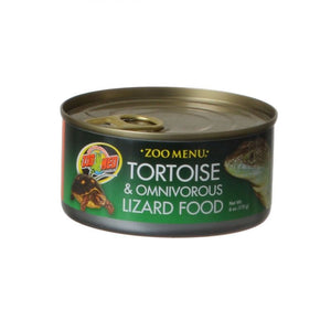 [Pack of 4] - Zoo Med Land Tortoise & Omnivorous Lizard Food - Canned 6 oz