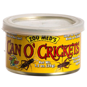 [Pack of 4] - Zoo Med Can O' Crickets 1.2 oz