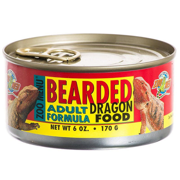 [Pack of 4] - Zoo Med Natural Bearded Dragon Adult Formula - Canned 6 oz