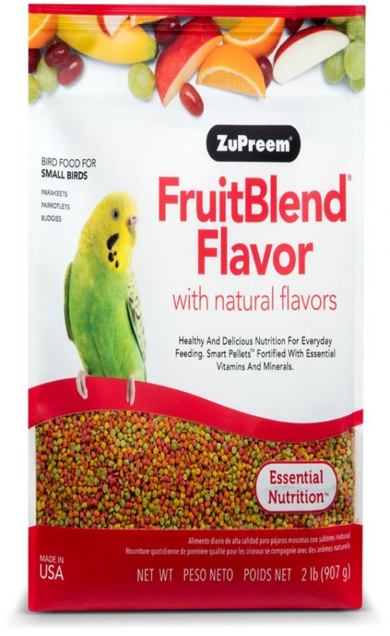[Pack of 3] - ZuPreem FruitBlend Premium Daily Bird Food - Small Birds 2 lbs