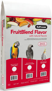 ZuPreem FruitBlend Flavor Bird Food for Large Birds Large (17.5 lbs)