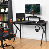 Computer Workstation with Headphone Hook and Cup Holder