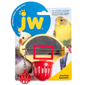 [Pack of 4] - JW Insight Basketball - Bird Toy Basketball Bird Toy - 7" Long x 5.25" Wide