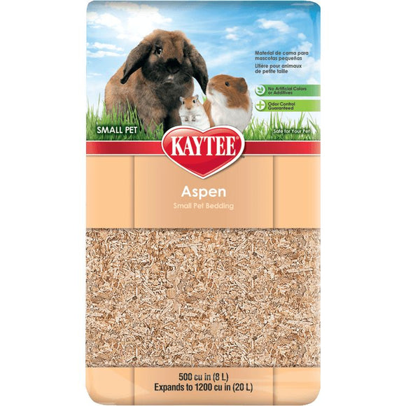 [Pack of 3] - Kaytee Aspen Small Pet Bedding & Litter 1 Bag - (500 Cu. In. Expands to 1;200 Cu. In.)