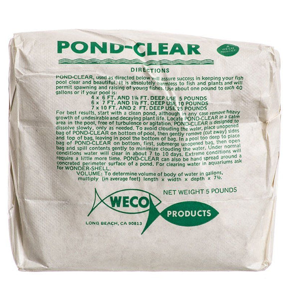 [Pack of 3] - Weco Pond-Clear 5 lbs