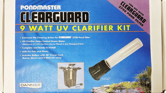 Pondmaster Clearguard Filter UV Clarifier Kit 9 Watt UV Kit