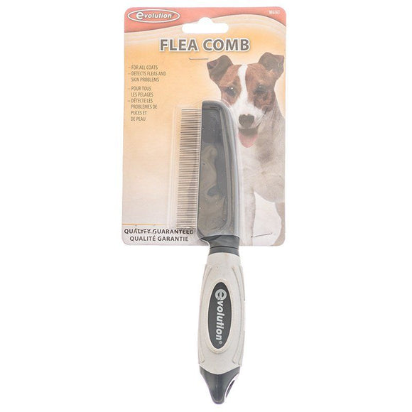 [Pack of 4] - Evolution Flea Comb For All Coats - (7.5