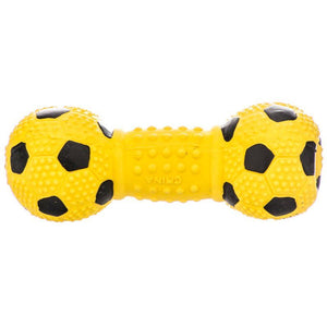 [Pack of 4] - Rascals Latex Soccer Ball Dumbbell Dog Toy - Blue 5.5" Long