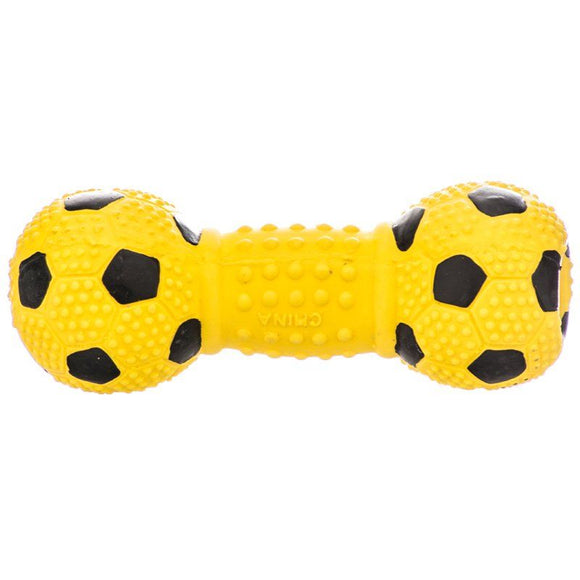 [Pack of 4] - Rascals Latex Soccer Ball Dumbbell Dog Toy - Blue 5.5