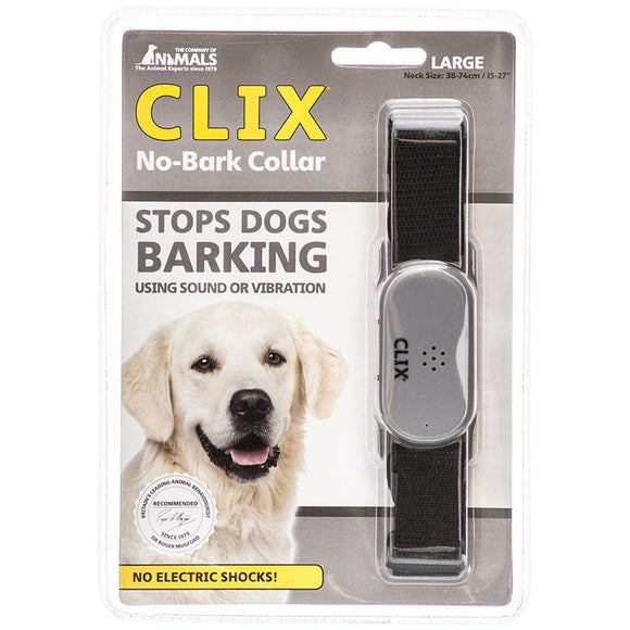 [Pack of 2] - Company of Animals Clix No-Bark Collar Large - (Necks up to 18