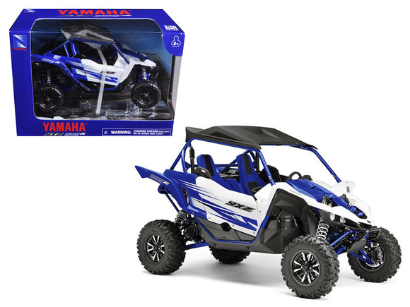 PACK OF 2 - Yamaha YXZ 1000R Triple Cylinder Blue Buggy 1/18 Diecast Model by New Ray