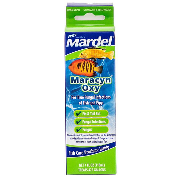 [Pack of 3] - Mardel Maracyn Oxy Fungal Aquarium Medication 4 oz - (Treats 472 Gallons)