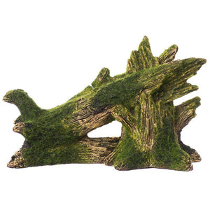 [Pack of 2] - Exotic Environments Fallen Moss Covered Tree 8"L x 3.5"W x 5"H