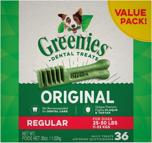 Greenies Original Dental Dog Chews 36 count