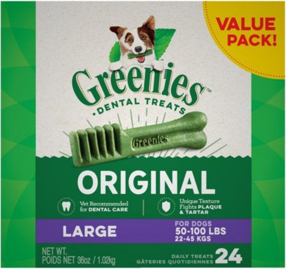 Greenies Original Dental Dog Chews 24 count