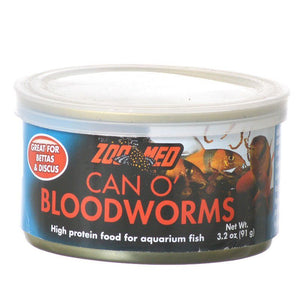 [Pack of 4] - Zoo Med Can O' Bloodworms 3.2 oz