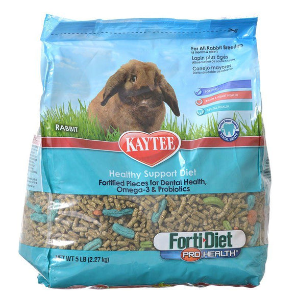 [Pack of 3] - Kaytee Forti-Diet Pro Health Adult Rabbit Food 5 lbs