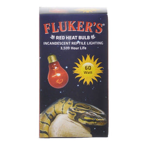 [Pack of 4] - Flukers Red Heat Incandescent Bulb 60 Watt