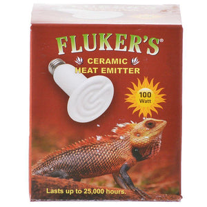 [Pack of 2] - Flukers Ceramic Heat Emitter 100 Watt