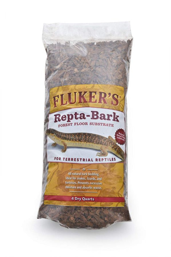 [Pack of 4] - Flukers Repta-Bark Forest Floor Substrate 4 Dry Quarts