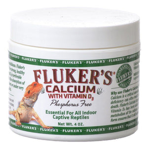 [Pack of 4] - Flukers Calcium with D3 4 oz