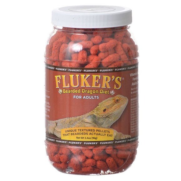 [Pack of 4] - Flukers Bearded Dragon Diet for Adults 3.4 oz